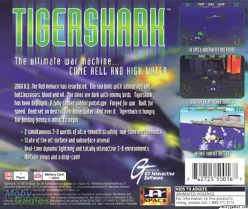 Tigershark (JP) box cover back